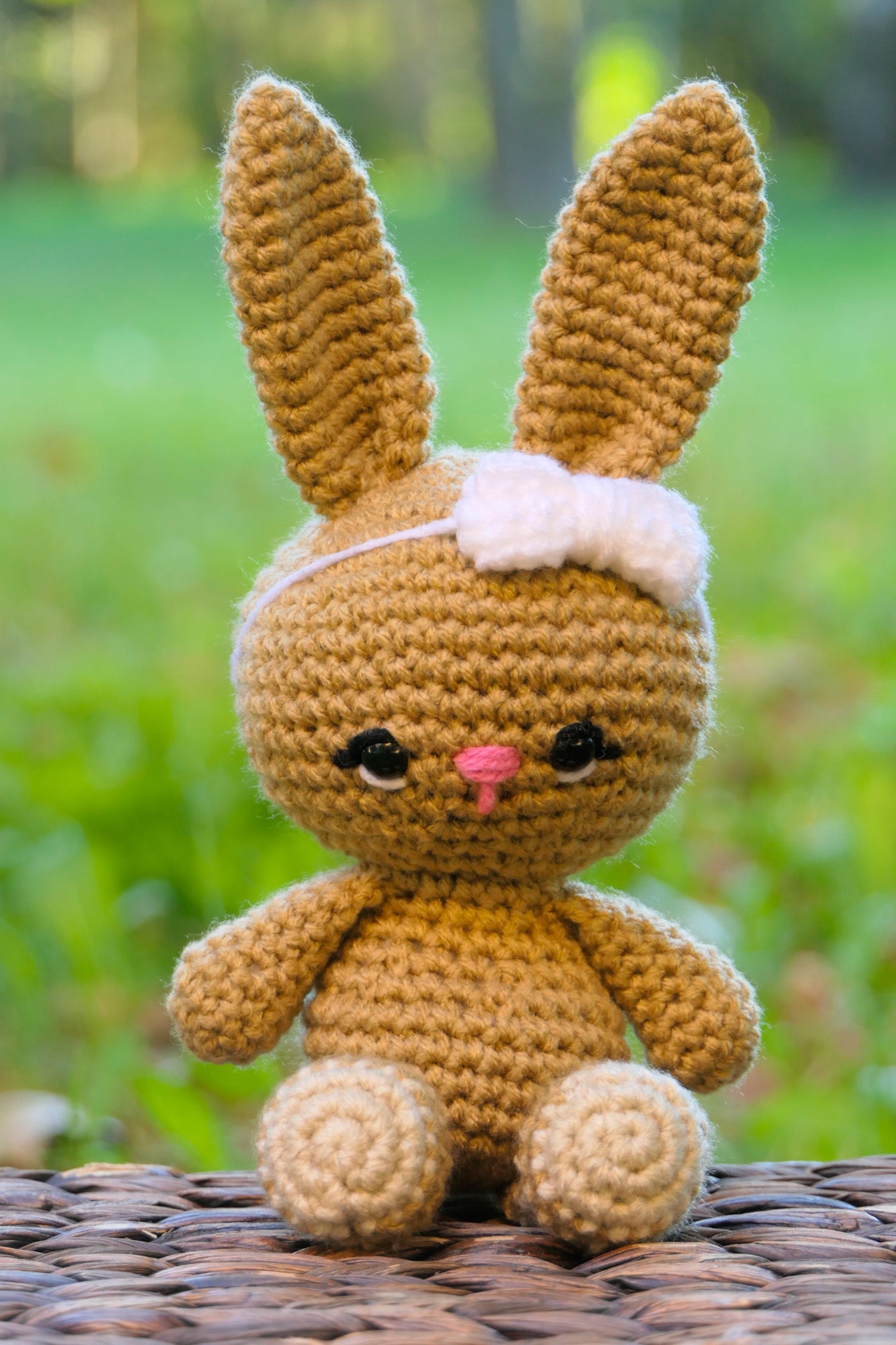 Crocheted bunny