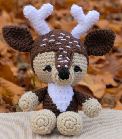 Crocheted reindeer