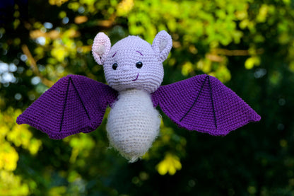 Crocheted bat