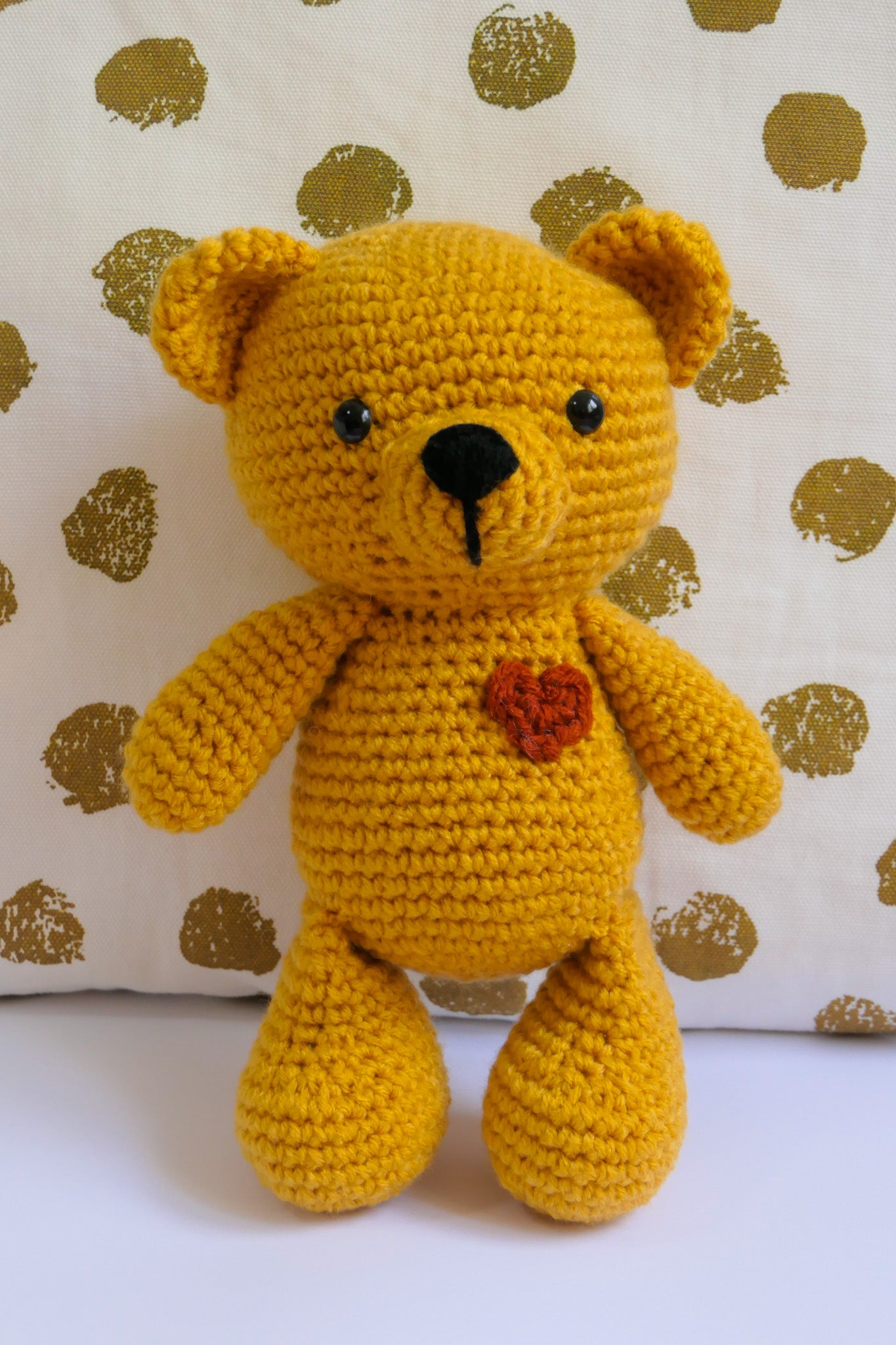 Crocheted bear