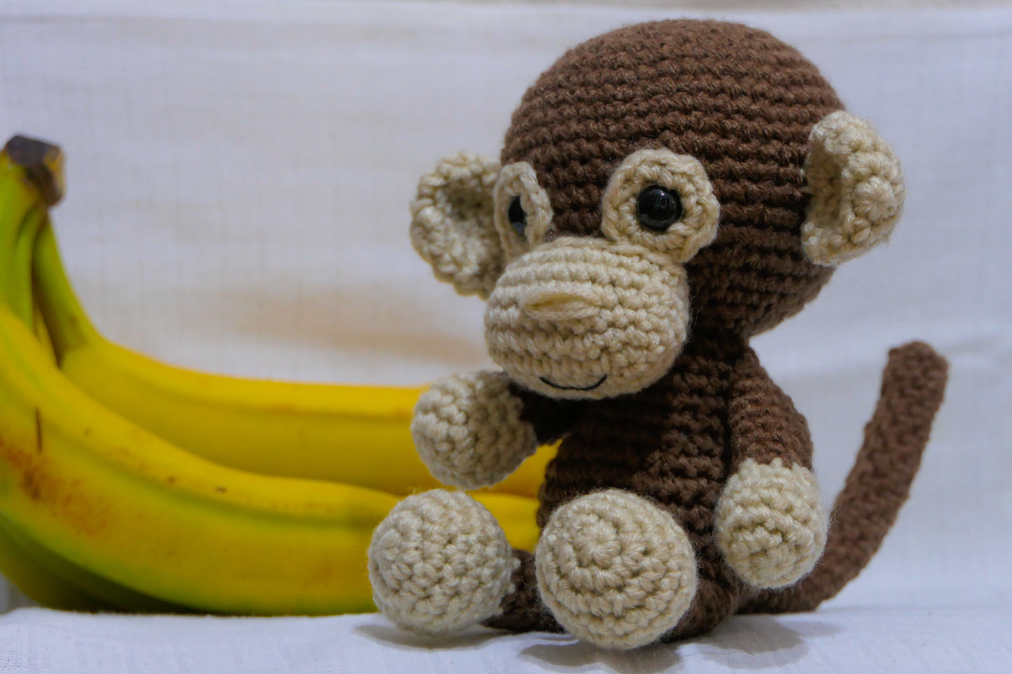 Crocheted monkey