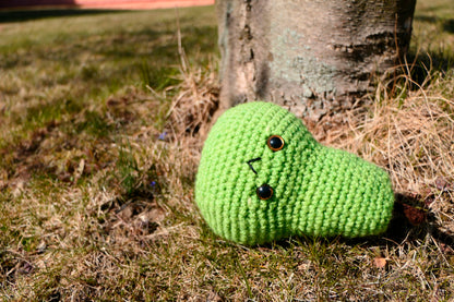 Crocheted pear