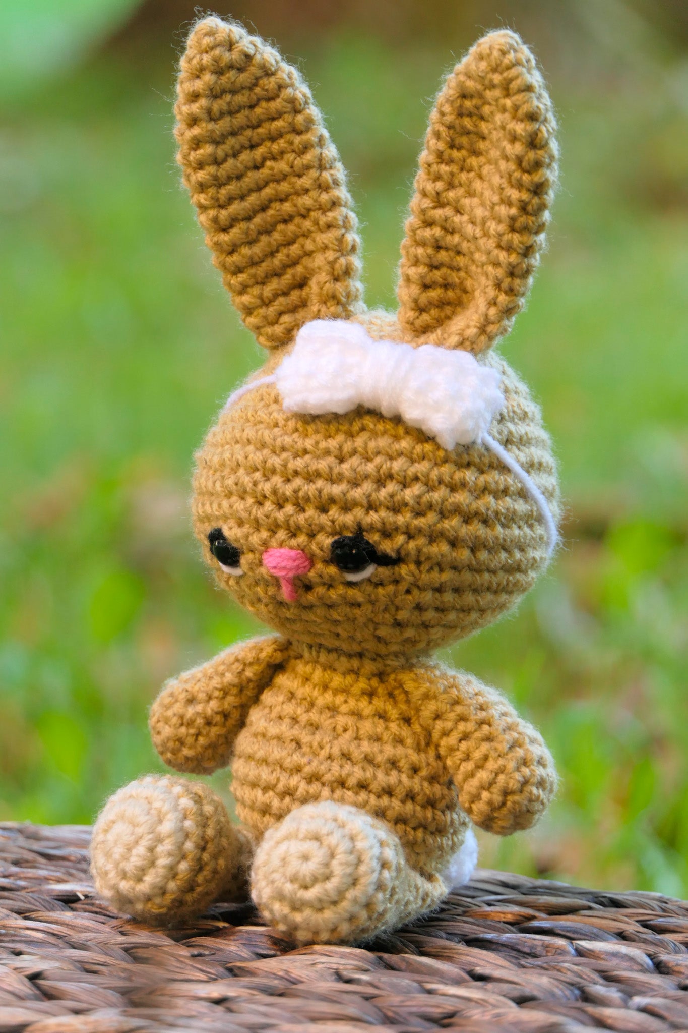 Crocheted bunny